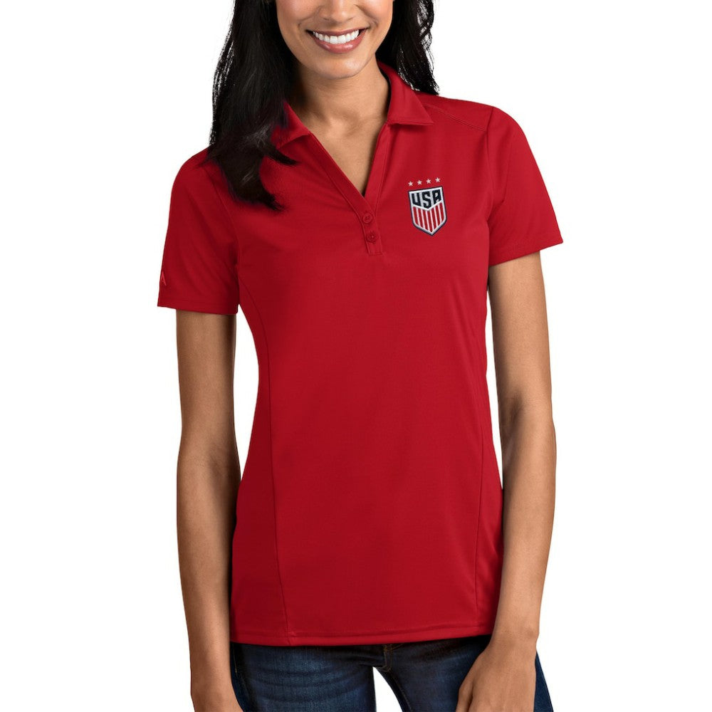 USWNT Antigua Women's Tribute Polo - Red outlet