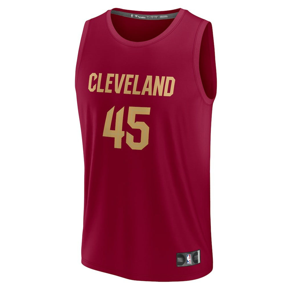 Donovan Mitchell Cleveland Cavaliers Fast Break Replica Jersey sale - Icon Editi- Wine | Fanatics online