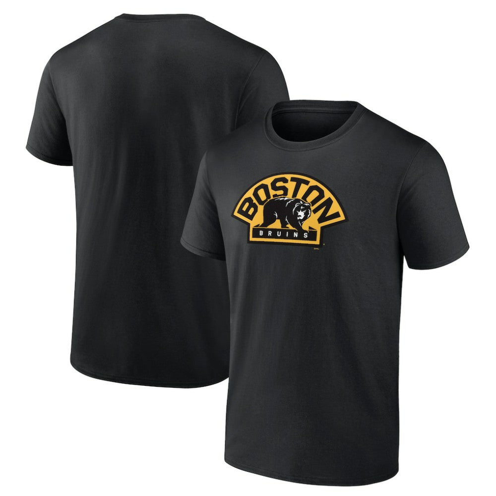Boston Bruins Shoulder Patch Logo T-Shirt Black