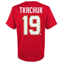 Matthew Tkachuk Florida Panthers Youth Player Name & Number T-Shirt Red