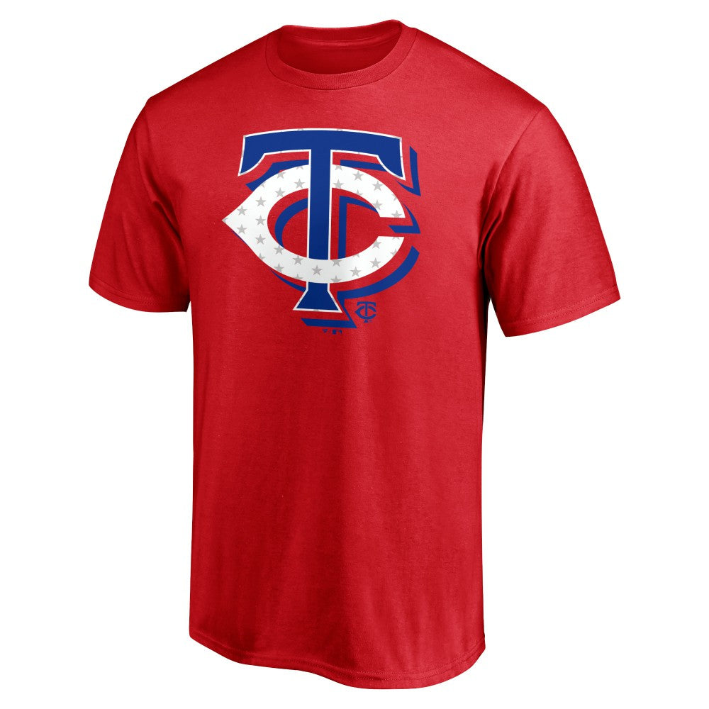 Minnesota Twins Red White and Team T-Shirt - Red