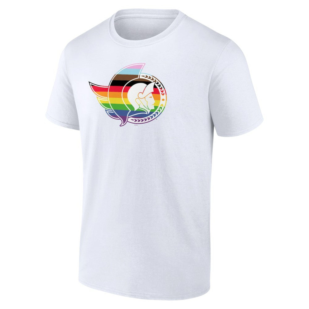 Ottawa Senators Team Pride Logo T-Shirt White