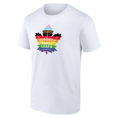 Toronto Maple Leafs Team Pride Logo T-Shirt White