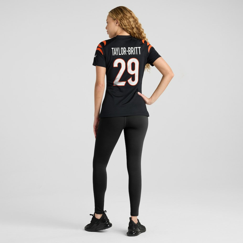 Cam Taylor-Britt Cincinnati Bengals Women's Game Player Jersey - Black | Nike discount