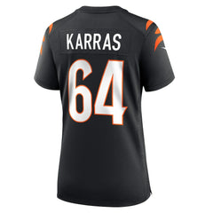 Ted Karras Cincinnati Bengals Women's Game Player Jersey - Black | Nike discount