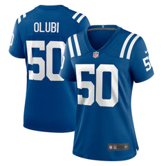 Segun Olubi Indianapolis Colts Women's Game Player Jersey - Royal | Nike outlet