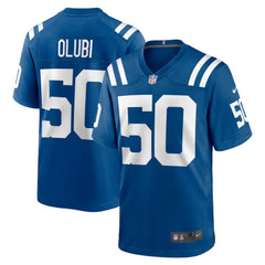 Segun Olubi Indianapolis Colts Game Player Jersey - Royal | Nike sale