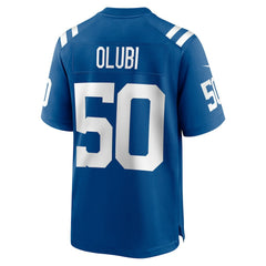 Segun Olubi Indianapolis Colts Game Player Jersey - Royal | Nike sale