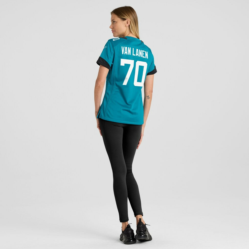 Cole Van Lanen Jacksonville Jaguars Women's Game Player Jersey - Teal | Nike online
