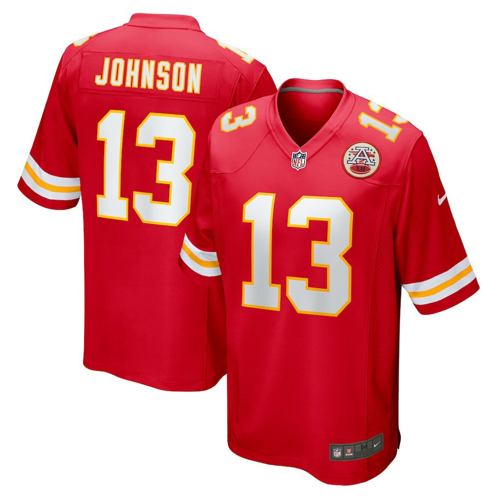 Nazeeh Johnson Kansas City Chiefs Game Player Jersey - Red | Nike cheap