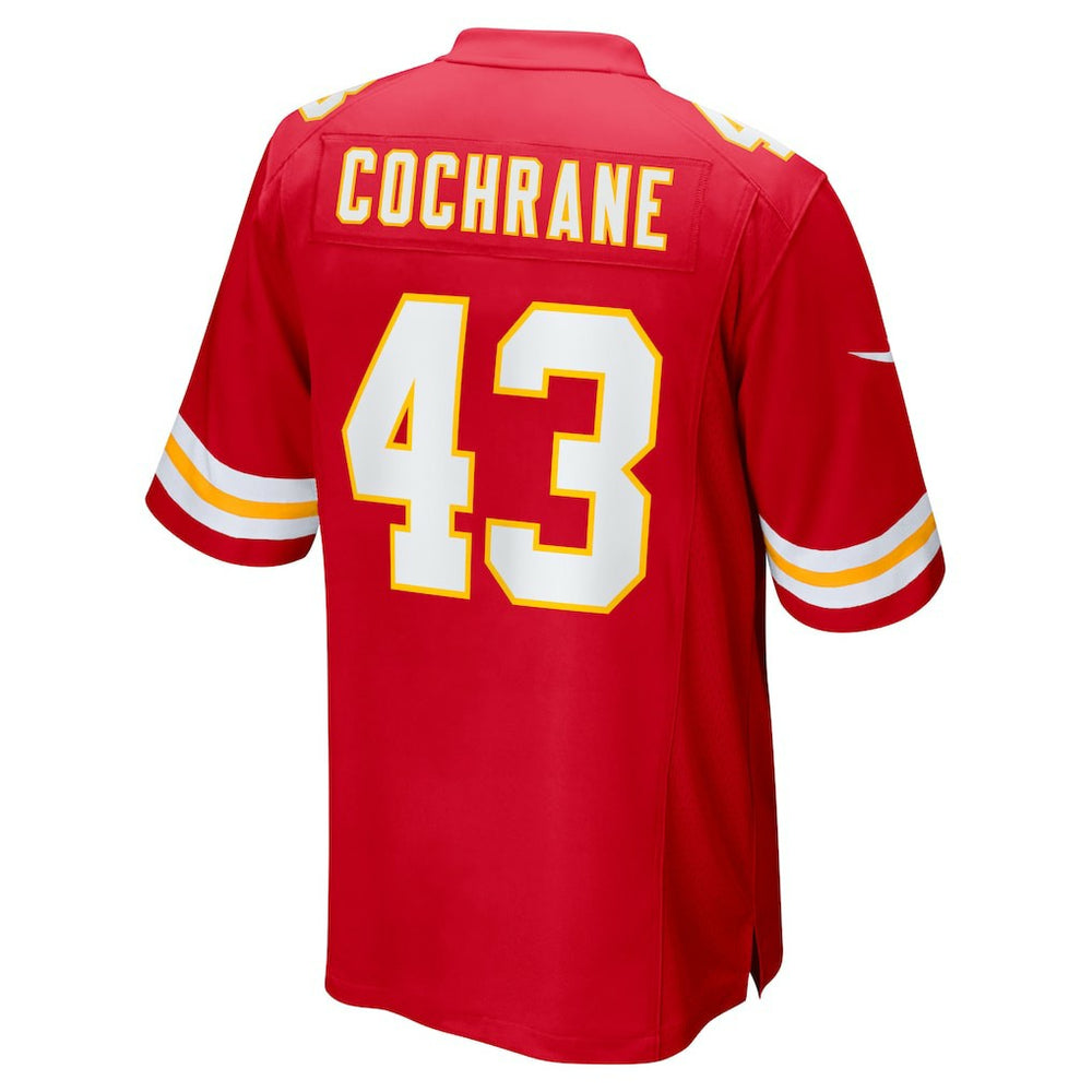 Jack Cochrane Kansas City Chiefs Game Player Jersey - Red | Nike for sale