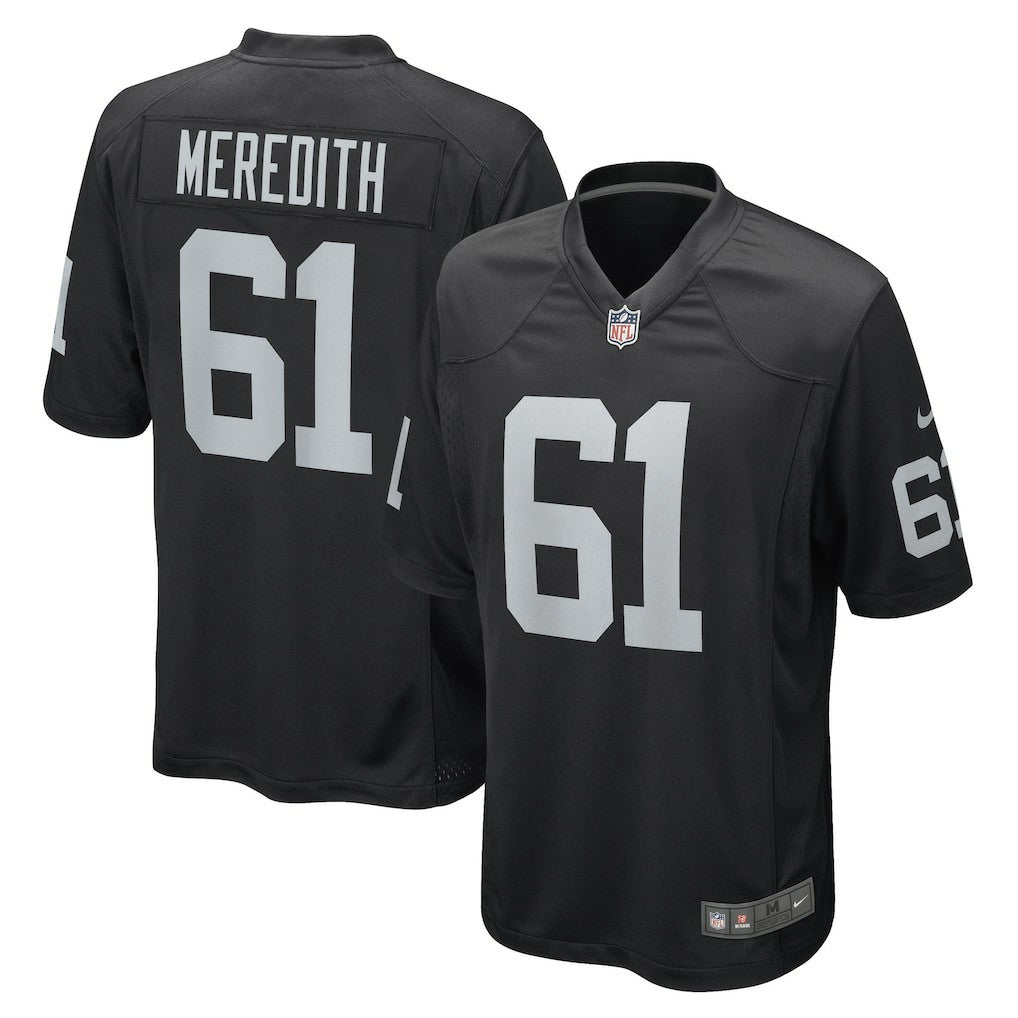 Jordan Meredith Las Vegas Raiders Game Player Jersey - Black | Nike discount