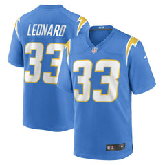 Deane Leonard Los Angeles Chargers Game Player Jersey - Powder Blue | Nike for sale