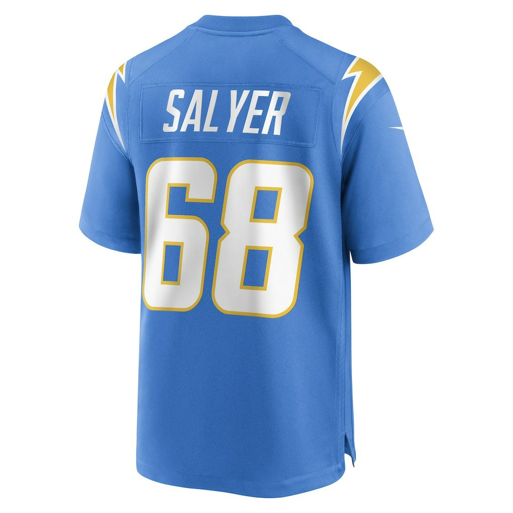 Jamaree Salyer Los Angeles Chargers Game Player Jersey - Powder Blue | Nike online