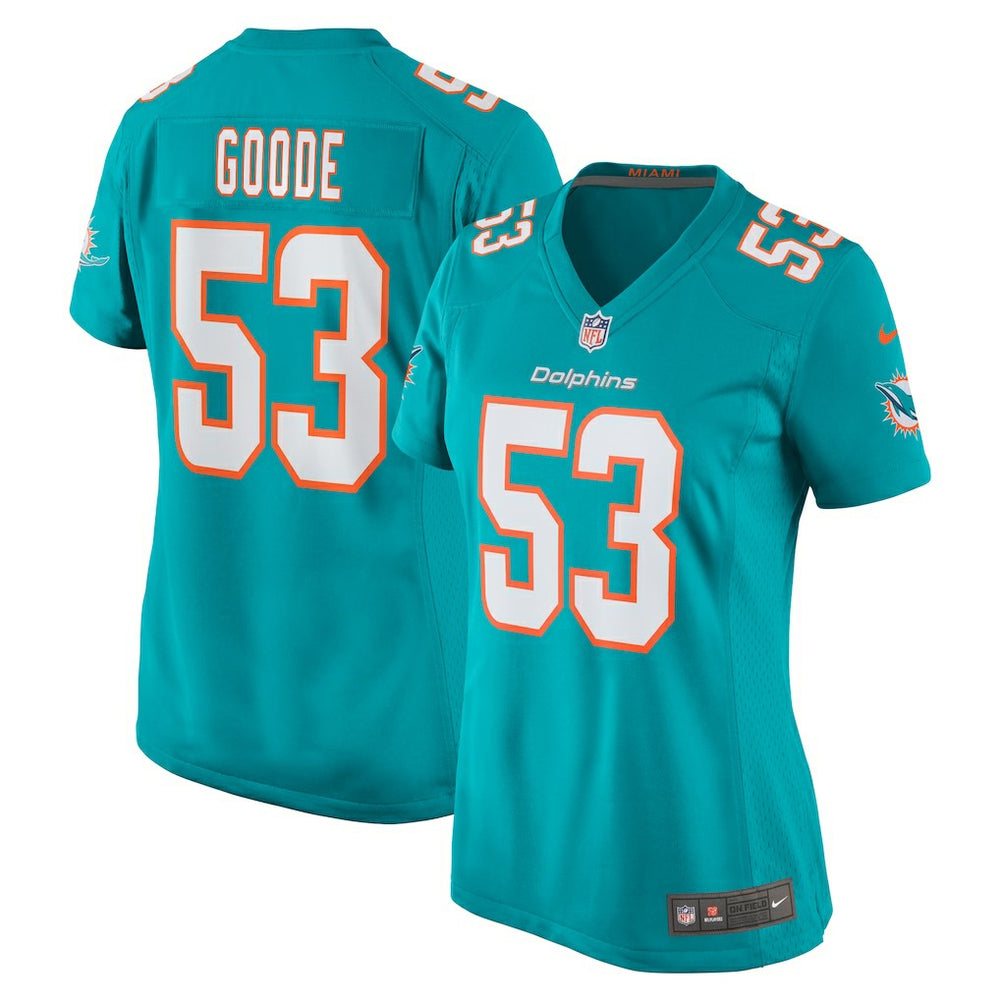Cameron Goode Miami Dolphins Women's Game Player Jersey - Aqua | Nike online