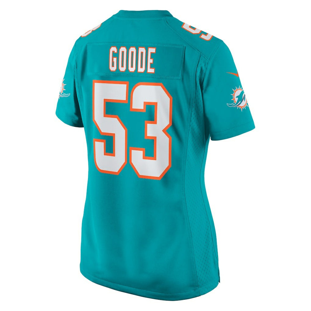 Cameron Goode Miami Dolphins Women's Game Player Jersey - Aqua | Nike online
