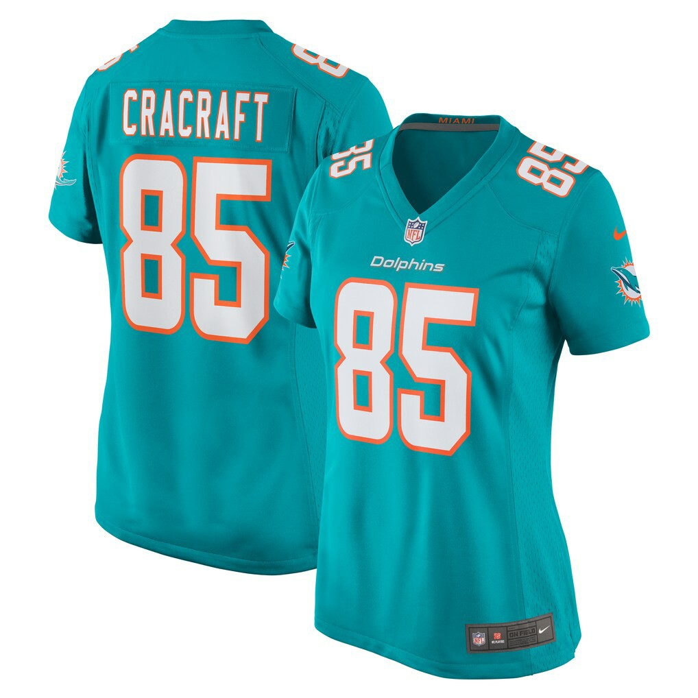 River Cracraft Miami Dolphins Women's Game Player Jersey - Aqua | Nike cheap