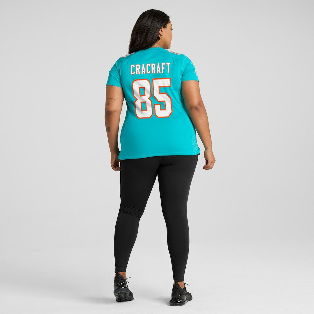 River Cracraft Miami Dolphins Women's Game Player Jersey - Aqua | Nike cheap