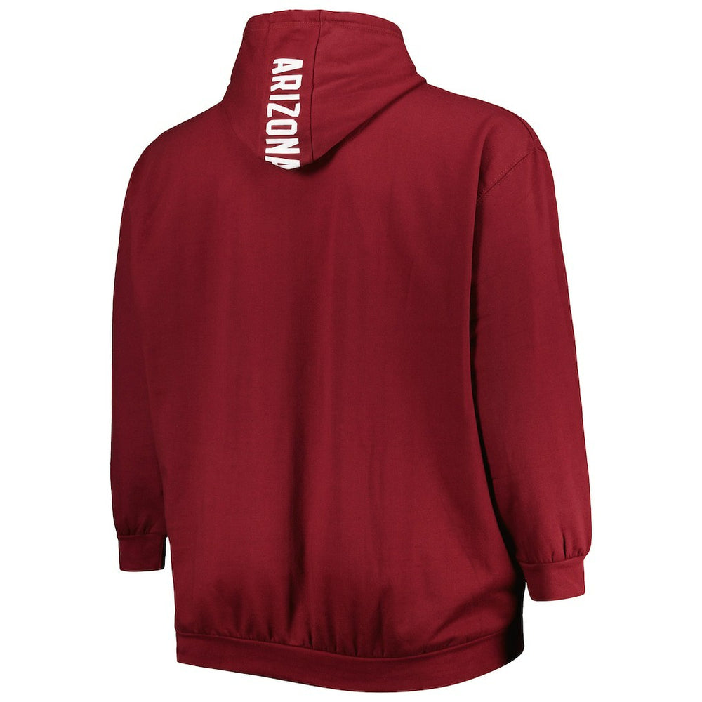 Arizona Cardinals Big & Tall Logo Pullover Hoodie - Cardinal discount