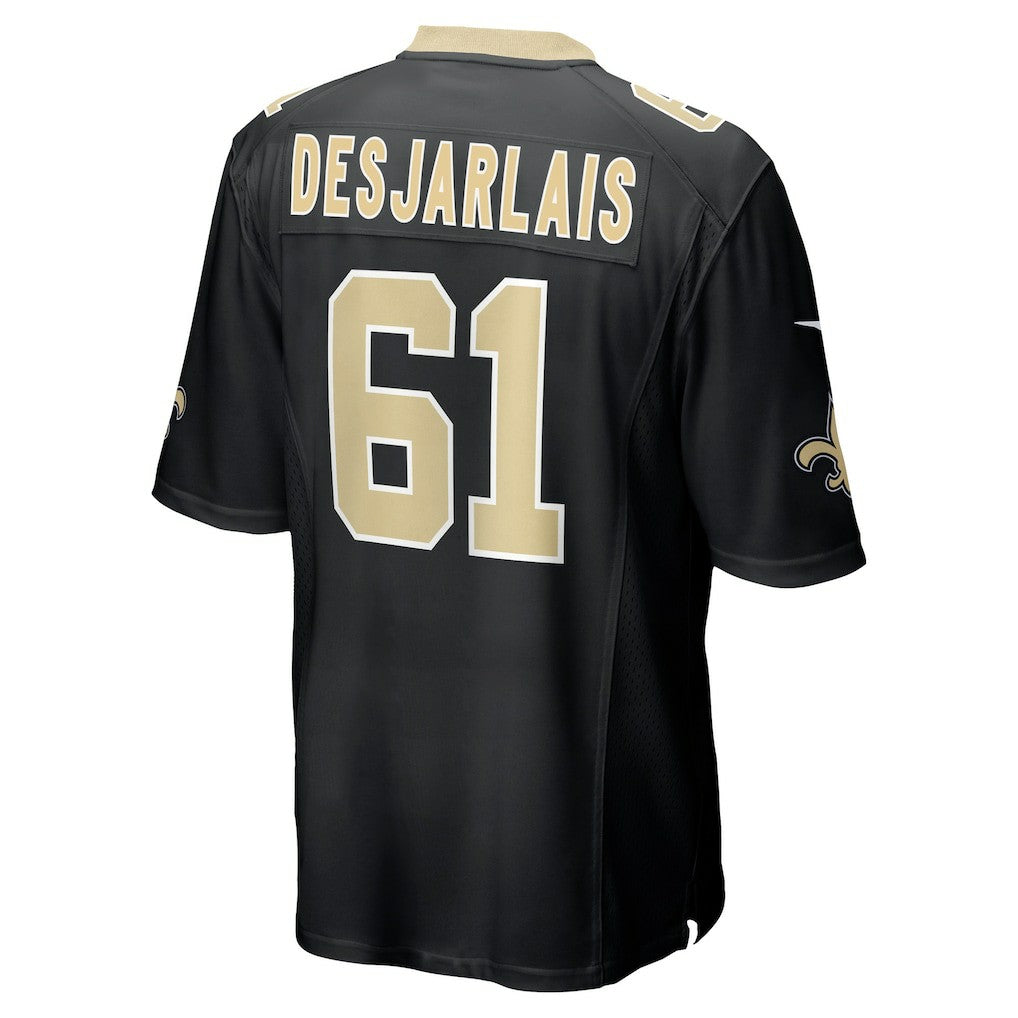 Drew Desjarlais New Orleans Saints Game Player Jersey - Black | Nike outlet