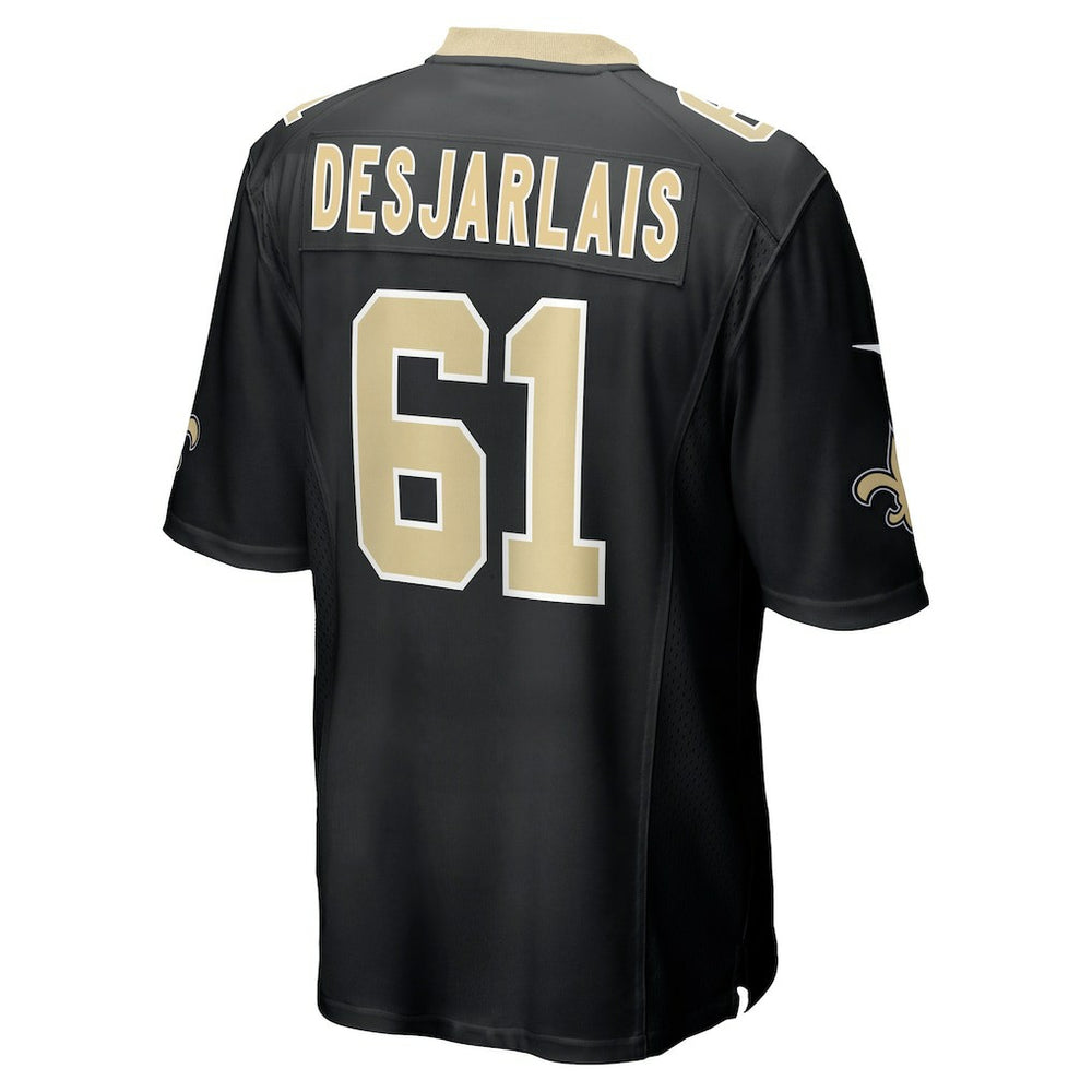 Drew Desjarlais New Orleans Saints Game Player Jersey - Black | Nike outlet
