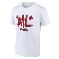 Atlanta Braves ATL Tag T-Shirt - White