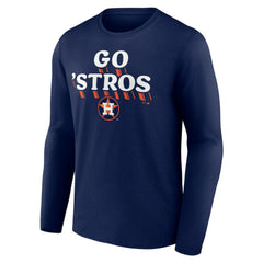 Houston Astros Go Stros Long Sleeve T-Shirt - Navy