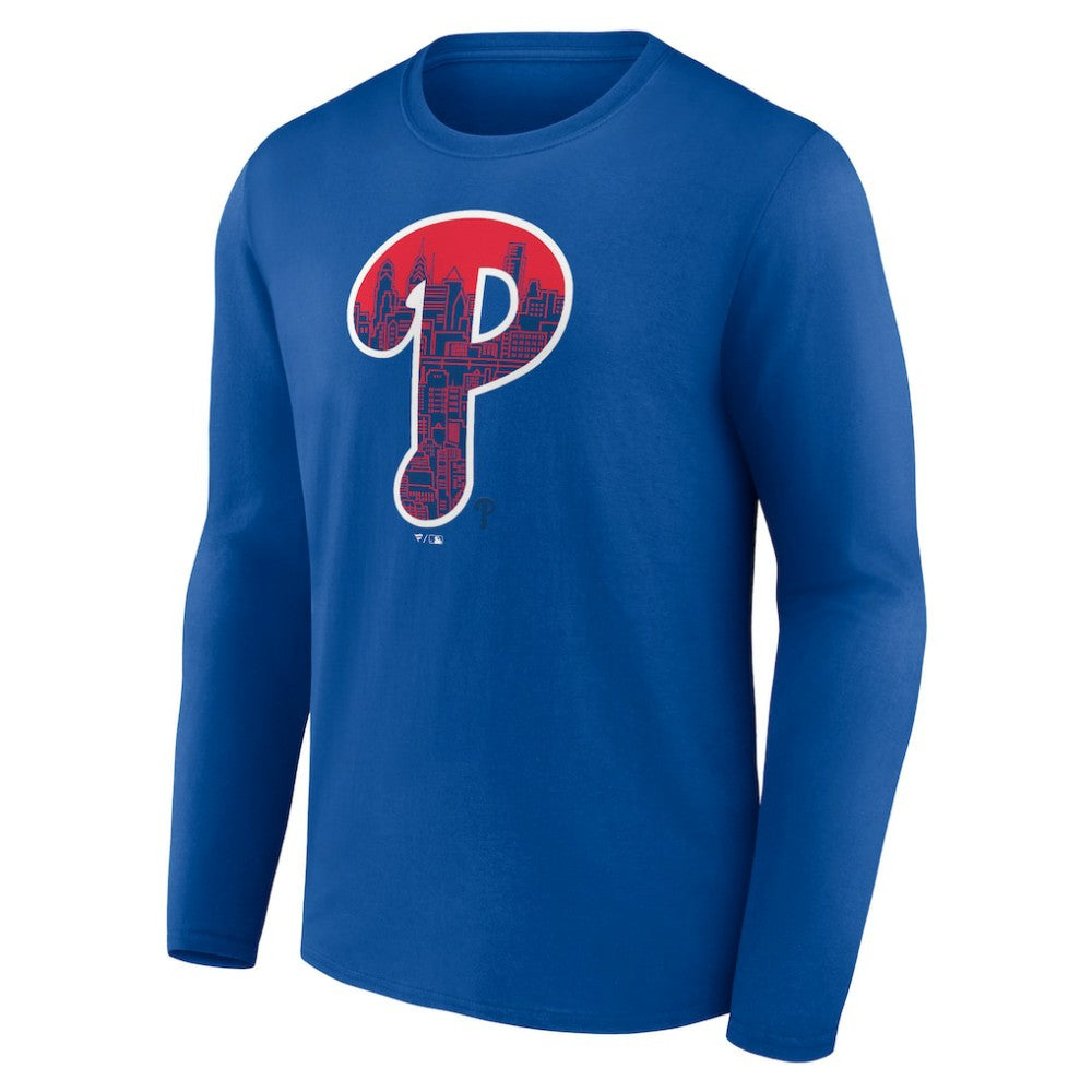 Philadelphia Phillies City P Long Sleeve T-Shirt - Royal