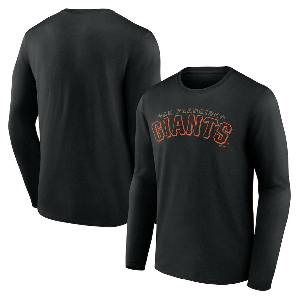 San Francisco Giants Giants Alternate Club Lettering Long Sleeve T-Shirt - Black
