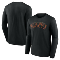 San Francisco Giants Giants Alternate Club Lettering Long Sleeve T-Shirt - Black
