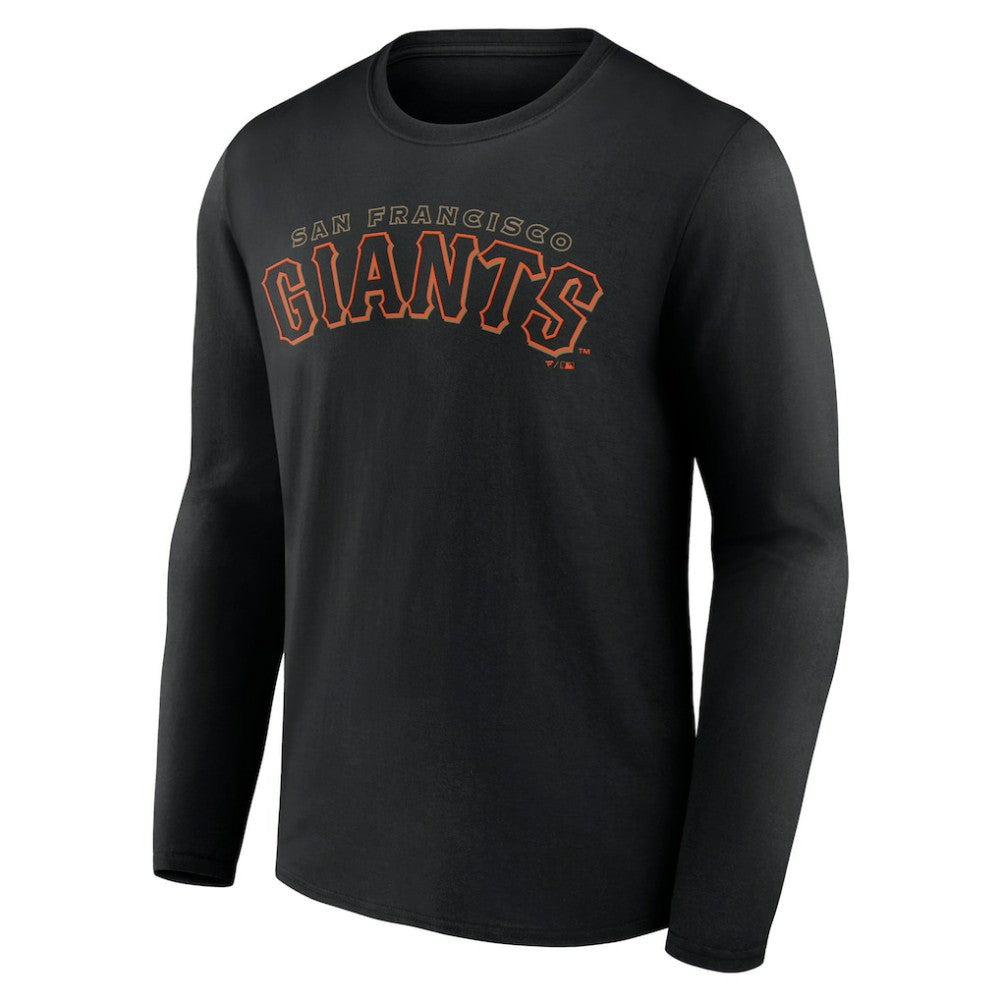 San Francisco Giants Giants Alternate Club Lettering Long Sleeve T-Shirt - Black