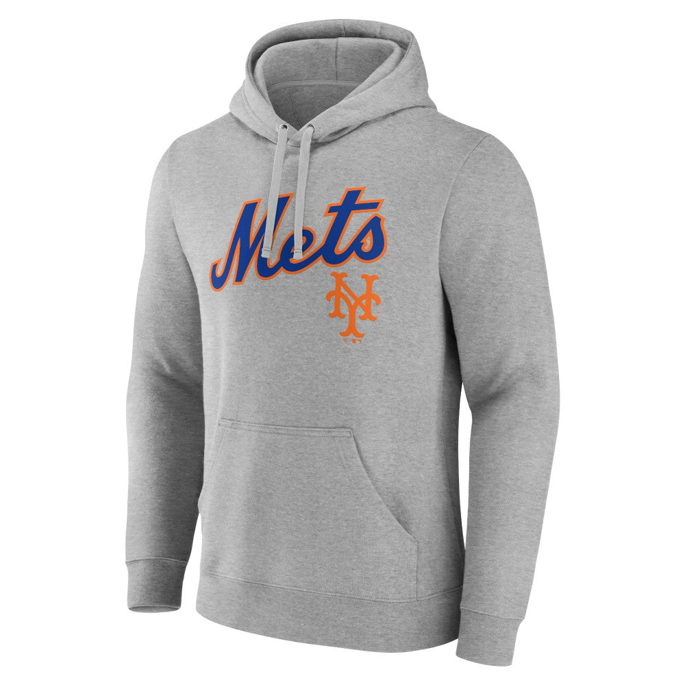 New York Mets Wahconah Pullover Hoodie - Gray