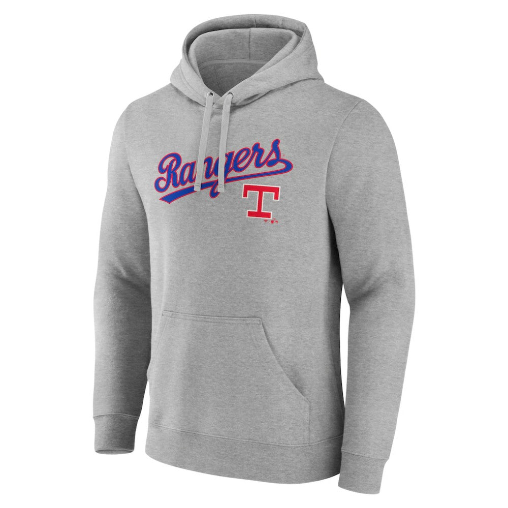 Texas Rangers Wahconah Pullover Hoodie - Gray