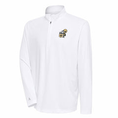 New Orleans Saints Antigua Team Logo Throwback Tribute Quarter-Zip Pullover Top - White online