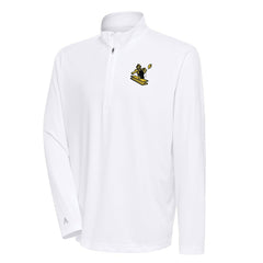 Pittsburgh Steelers Antigua Team Logo Throwback Tribute Quarter-Zip Pullover Top - White for sale