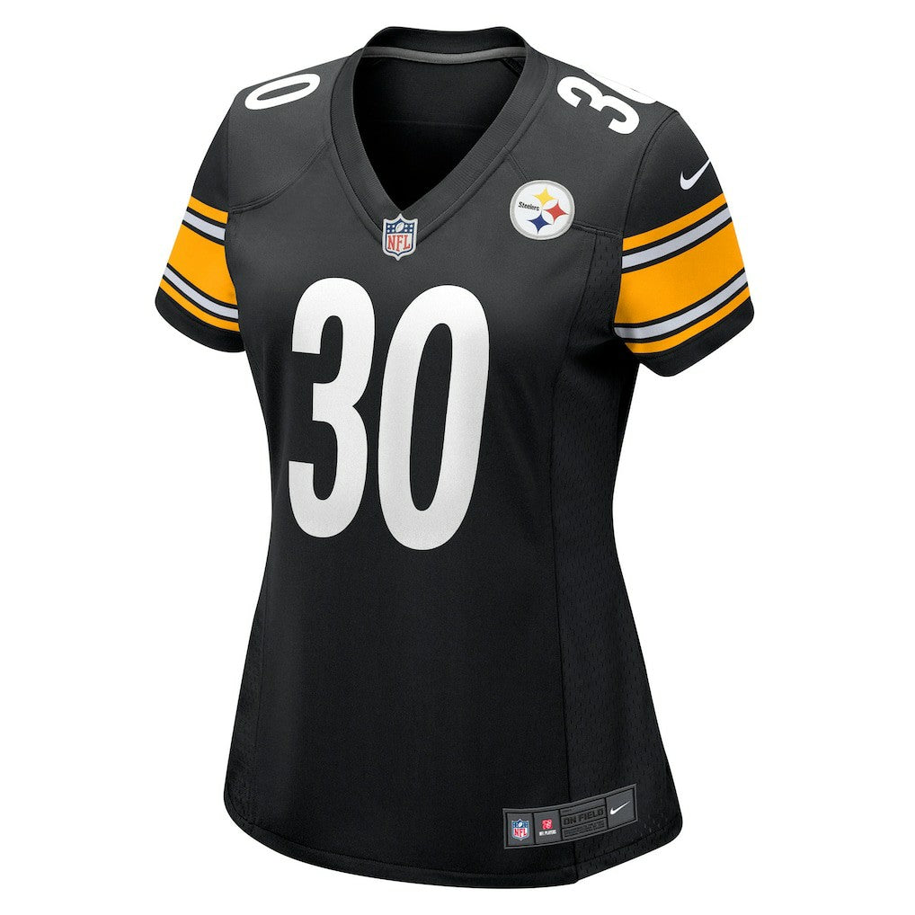 Jaylen Warren Pittsburgh Steelers Women's Game Player Jersey - Black | Nike for sale