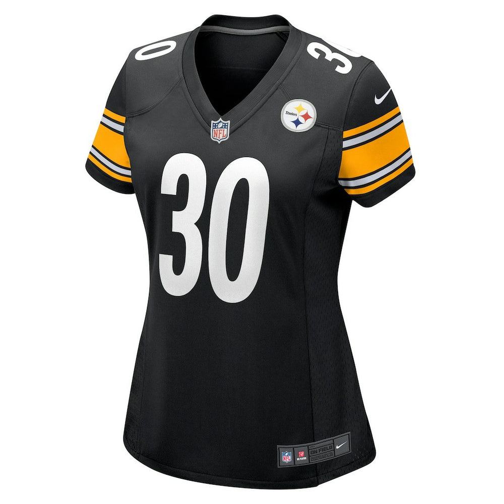 Jaylen Warren Pittsburgh Steelers Women's Game Player Jersey - Black | Nike for sale