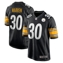 Jaylen Warren Pittsburgh Steelers Game Player Jersey - Black | Nike outlet