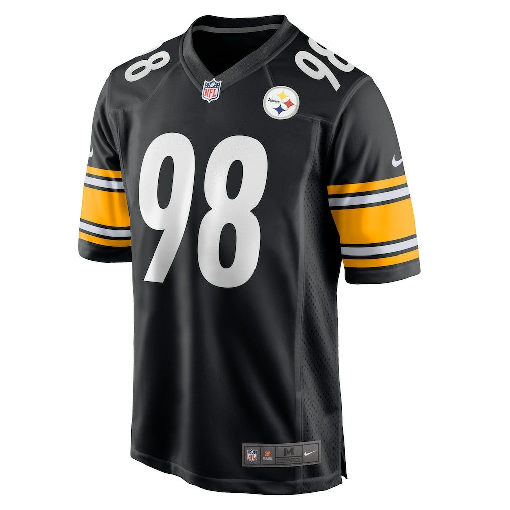 DeMarvin Leal Pittsburgh Steelers Game Player Jersey - Black | Nike for sale