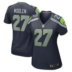 Riq Woolen Seattle Seahawks Women's Team Game Jersey - College Navy | Nike sale