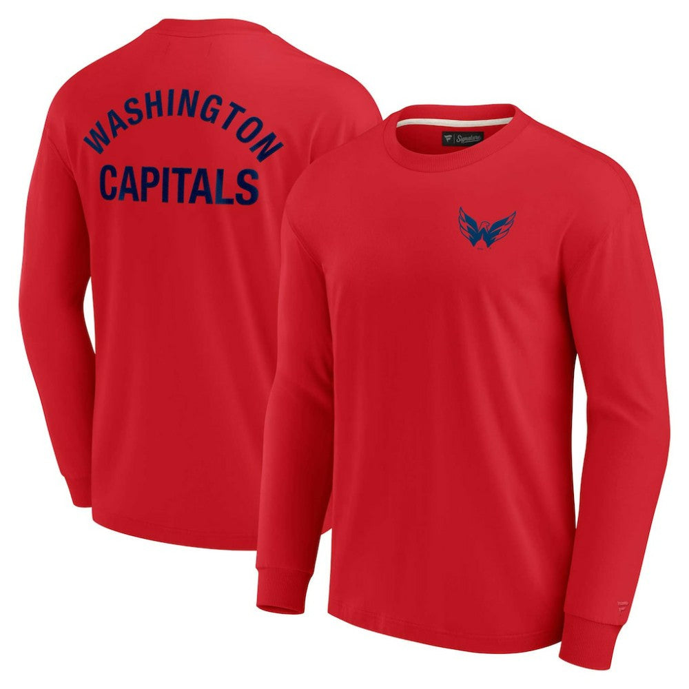 Washington Capitals Fanatics Unisex Elements Super Soft Long Sleeve T-Shirt Red