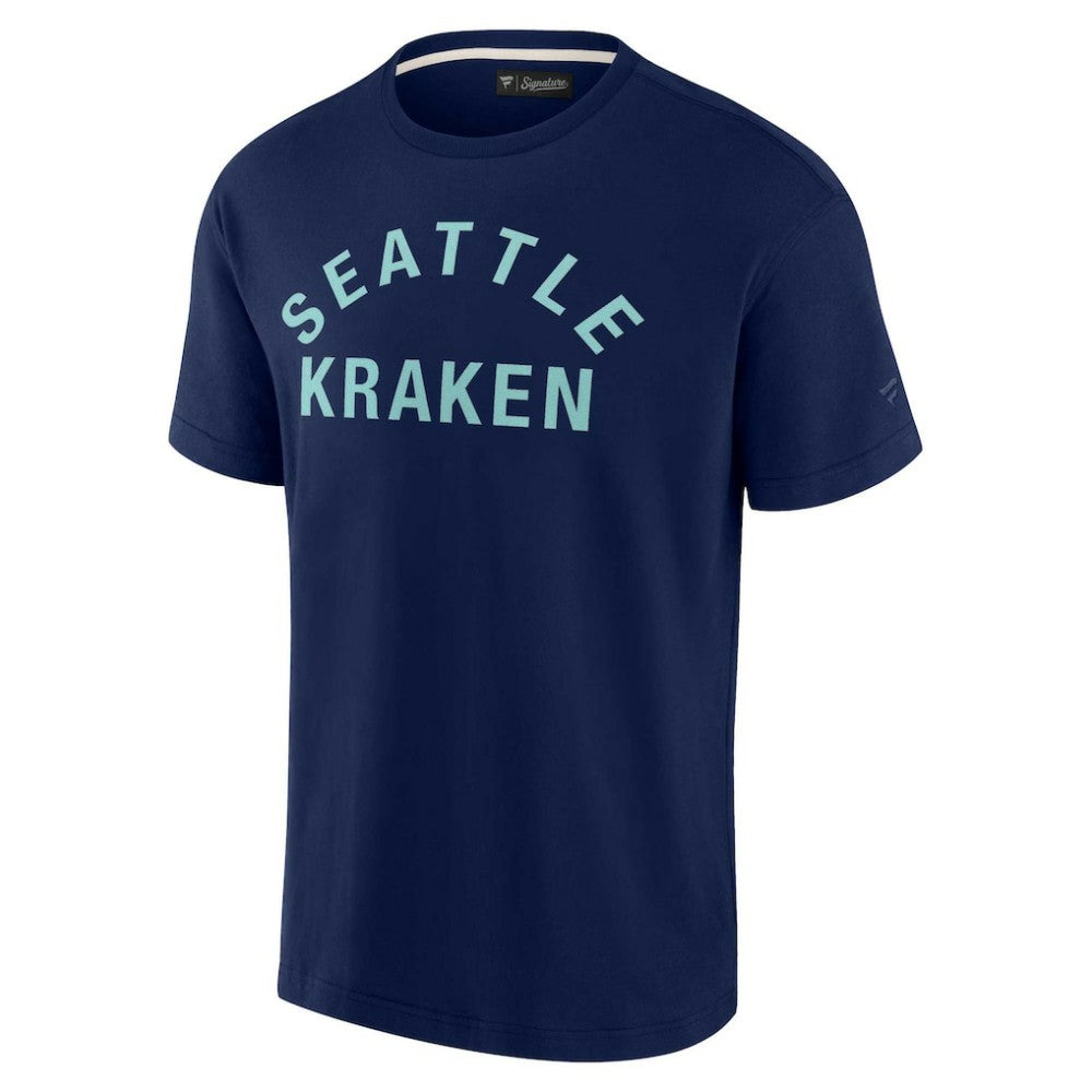 Seattle Kraken Fanatics Unisex Elements Super Soft Short Sleeve T-Shirt Navy