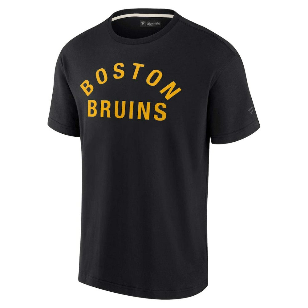 Boston Bruins Fanatics Unisex Elements Super Soft Short Sleeve T-Shirt Black