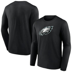 Philadelphia Eagles Primary Team Logo Long Sleeve T-Shirt - Black on sale