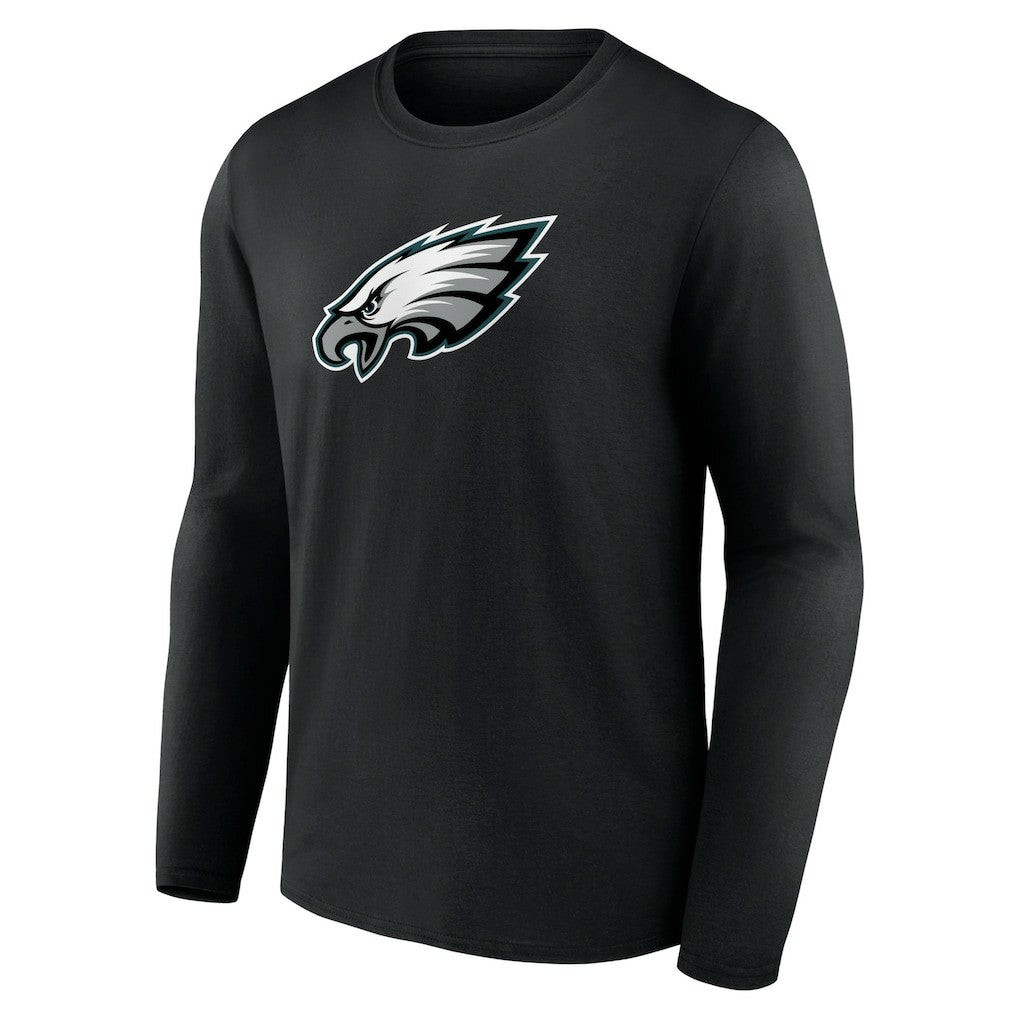 Philadelphia Eagles Primary Team Logo Long Sleeve T-Shirt - Black on sale