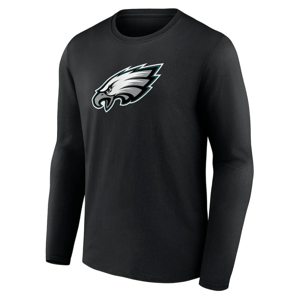 Philadelphia Eagles Primary Team Logo Long Sleeve T-Shirt - Black on sale