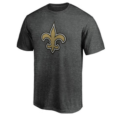 New Orleans Saints Primary Logo T-Shirt - Heather Charcoal outlet
