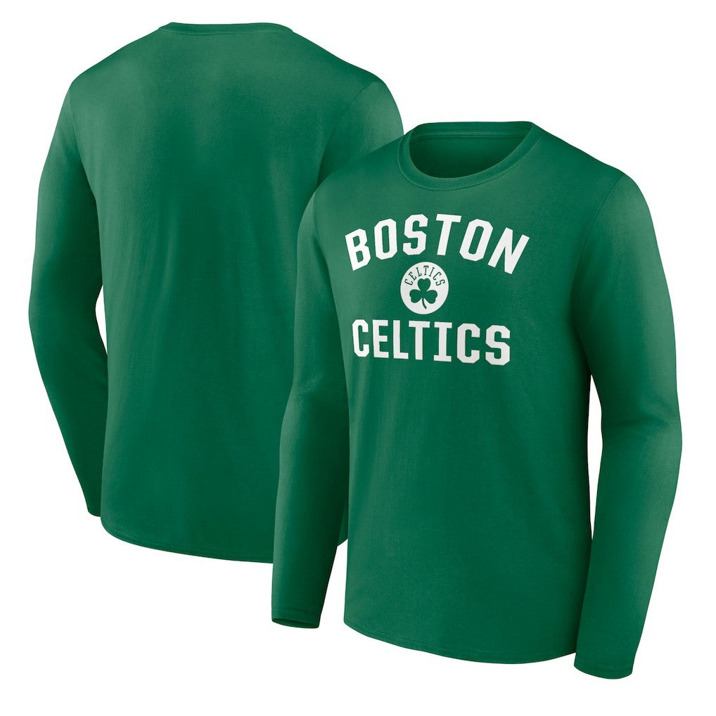 Boston Celtics Victory Arch Team Long Sleeve T-Shirt - Green for sale