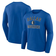 Dallas Mavericks Victory Arch Team Long Sleeve T-Shirt sale - Royal discount