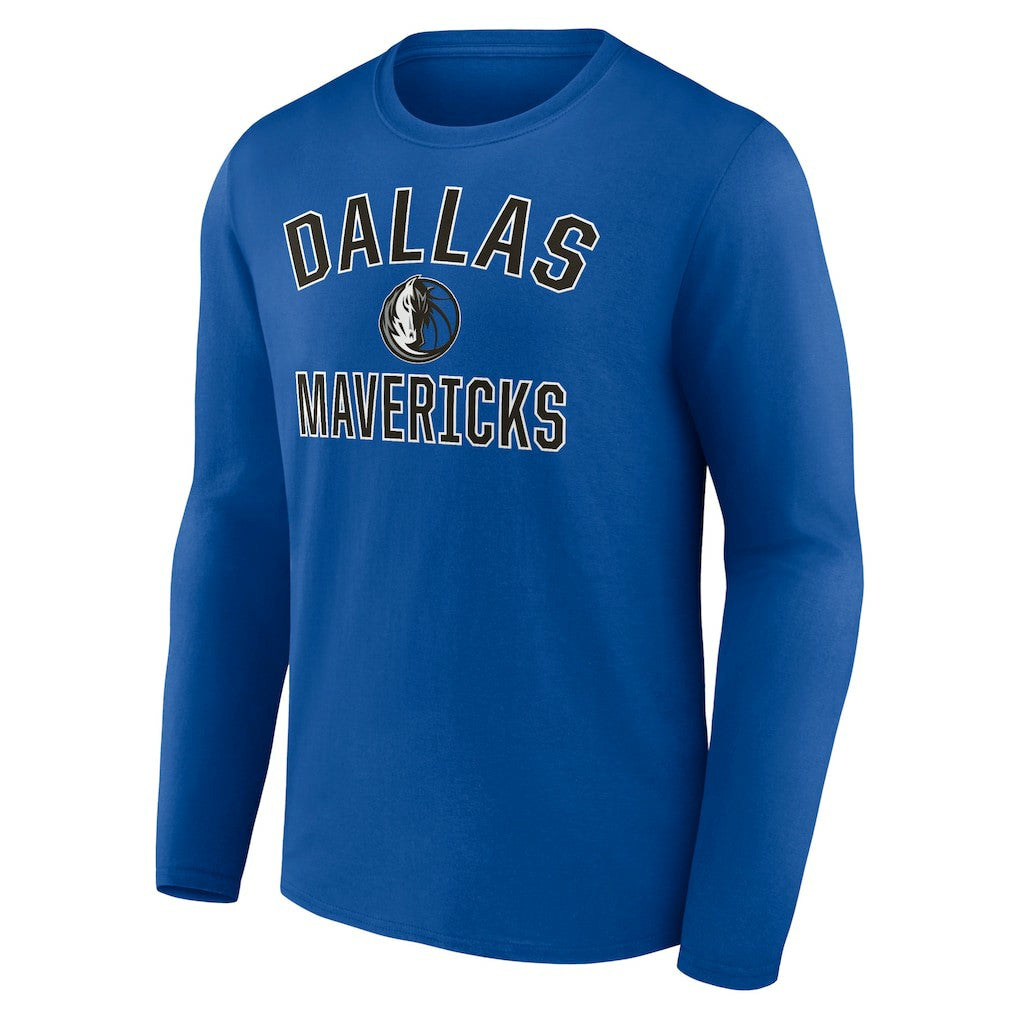 Dallas Mavericks Victory Arch Team Long Sleeve T-Shirt sale - Royal discount